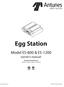 Egg Station. Model ES-800 & ES-1200 owner s manual. Manufacturing Numbers: , , , &