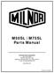 M50SL / M75SL Parts Manual