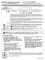Gas Water Heaters. Use & Care Manual