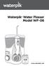 Waterpik Water Flosser Model WF-06