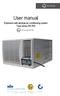 User manual. Explosion-safe window air conditioning system Type series AR-054. II 3 G Ex ic nac h IIC T3 Gc