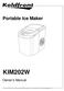 Portable Ice Maker KIM202W. Owner s Manual. For more information on other great KoldFront products on the web, go to