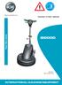 Operator & Parts Manual Floor Burnisher ib REV.01( ) INTERNATIONAL CLEANING EQUIPMENT