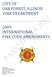 2009 INTERNATIONAL FIRE CODE AMENDMENTS