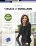 10 RULES OF RENOVATION
