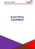 Risk Control Guide ELECTRICAL EQUIPMENT
