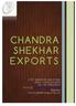 CHANDRA SHEKHAR EXPORTS