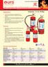 DRY POWDER FIRE EXTINGUISHER (Stored Pressure) ABC TYPE - PORTABLE