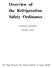 Overview of the Refrigeration Safety Ordinance