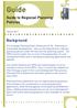 Guide. Guide to Regional Planning Policies. Background