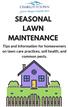 Tips and information for homeowners on lawn care practices, soil health, and common pests.
