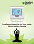 Installation Manual for Hot Yoga Studio Electric Radiant Heating Version 3.0