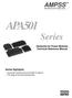 APA501. Series AMPSS. Heatsinks for Power Modules Technical Reference Manual. Series Highlights