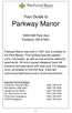 Your Guide to. Parkway Manor SW Park Ave Portland, OR 97201