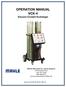 OPERATION MANUAL VCX-4 Vacuum Coolant Exchanger