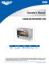 Operator s Manual CHEESE MELTER/WARMER OVEN ENGLISH. Item Description Voltage Watts Plug Cheese Melter (11.
