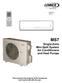 MS7 Single Zone Mini Split System Air Conditioners and Heat Pumps