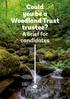 Could you be a Woodland Trust trustee? A brief for candidates