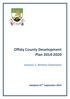 Offaly County Development Plan Volume 1: Written Statement