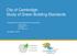 City of Cambridge: Study of Green Building Standards