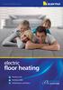 electric floor heating Heating mats Heating cables Temperature controllers