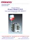 Instruction Manual. Princo Model L3522. Point Level Controllers with LEVEL SENTRY. Rev 2, June 2013