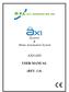 AXI LED USER MANUAL (REV. 1.0)