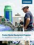Fusion Rental Equipment Program for Aquatherm Applications