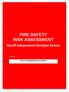 FIRE SAFETY RISK ASSESSMENT