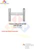 Column swing gate turnstile CPW-321ASP
