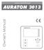 Owner's Manual AURATON 3013 для программного обеспечения вер. F0F
