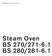 Gaggenau Use and Care Manual. Steam Oven BS 270/ BS 280/