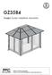 GZ3584. Gazebo Curtain Installation Instructions. Systems Trading Corporation Customer service: (877)