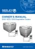 OWNER S MANUAL. EXQ / EZQ / EXS Evaporative Coolers. Original English Instructions. (English) ILL1672-A