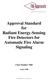 Approval Standard for Radiant Energy-Sensing Fire Detectors for Automatic Fire Alarm Signaling