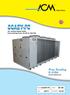 Kälte Klima. Air cooled liquid chiller Free-Cooling from 45 kw to 365 kw. Scroll Compressors SCAEY-FC DE 98