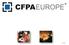 History of CFPA Europe