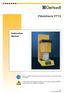 Fibretherm FT12. Instruction Manual. Please read this instruction manual with care before you start operating the system!