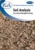 leaflet 24 The Potash Development Association Soil Analysis Key to Nutrient Management Planning