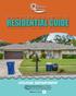 RESIDENTIAL GUIDE UTILITIES DEPARTMENT FOR GARBAGE, YARD WASTE & RECYCLING