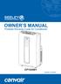 OWNER S MANUAL. Portable Reverse Cycle Air Conditioner. CP15HW1 (English) (CP15HW1)