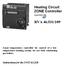 RVA /109. Heating Circuit ZONE Controller. Instructions for the INSTALLER