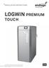 INSTALLATION INSTRUCTIONS LOGWIN PREMIUM TOUCH WOOD GASIFICATION BOILER 06/ /00