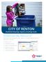 CITY OF RENTON. Residential Recycling, Organics & Garbage Guide. Download My Resource