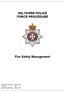 WILTSHIRE POLICE FORCE PROCEDURE. Fire Safety Management