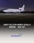 2005 FALCON 900EX EASy II N82HD S/N 157