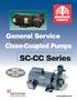 General Service Industrial Close-Coupled Pumps. SC-CC Series.
