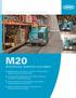 M20 INTEGRATED SWEEPER-SCRUBBER. Effectively clean in just one pass wet or dry with FloorSmart integrated cleaning system technology