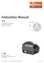 Instruction Manual. Rotary Vane Vacuum Pumps KB 0010 E, KB 0016 E KC 0010 E, KC 0016 E