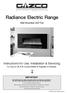 Radiance Electric Range